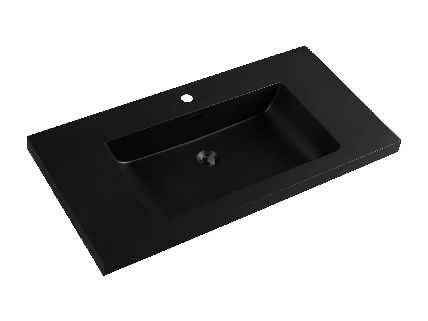 Ensemble salle de bain 120 cm chevron aspect chêne Aquapunto