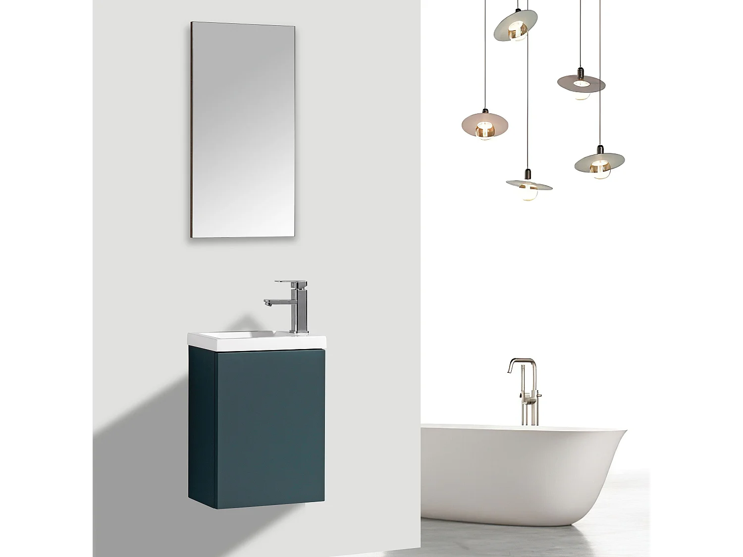 Lave main 40 cm vert foncé Aquarino