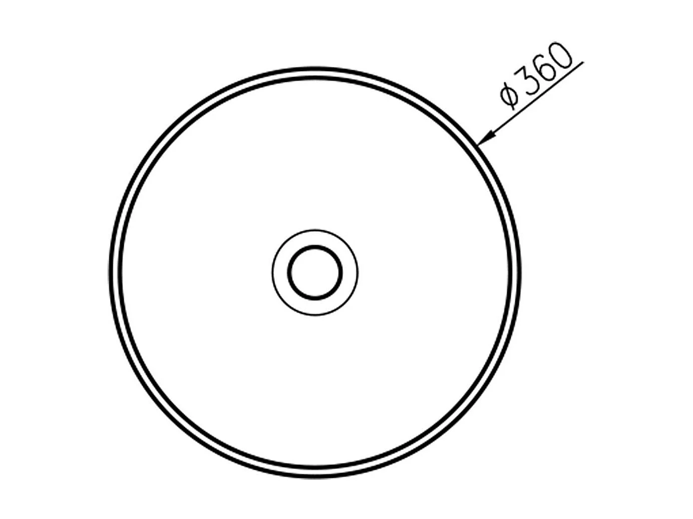 Meuble 120 cm chêne clair avec vasque à poser blanc wave Aqualinea