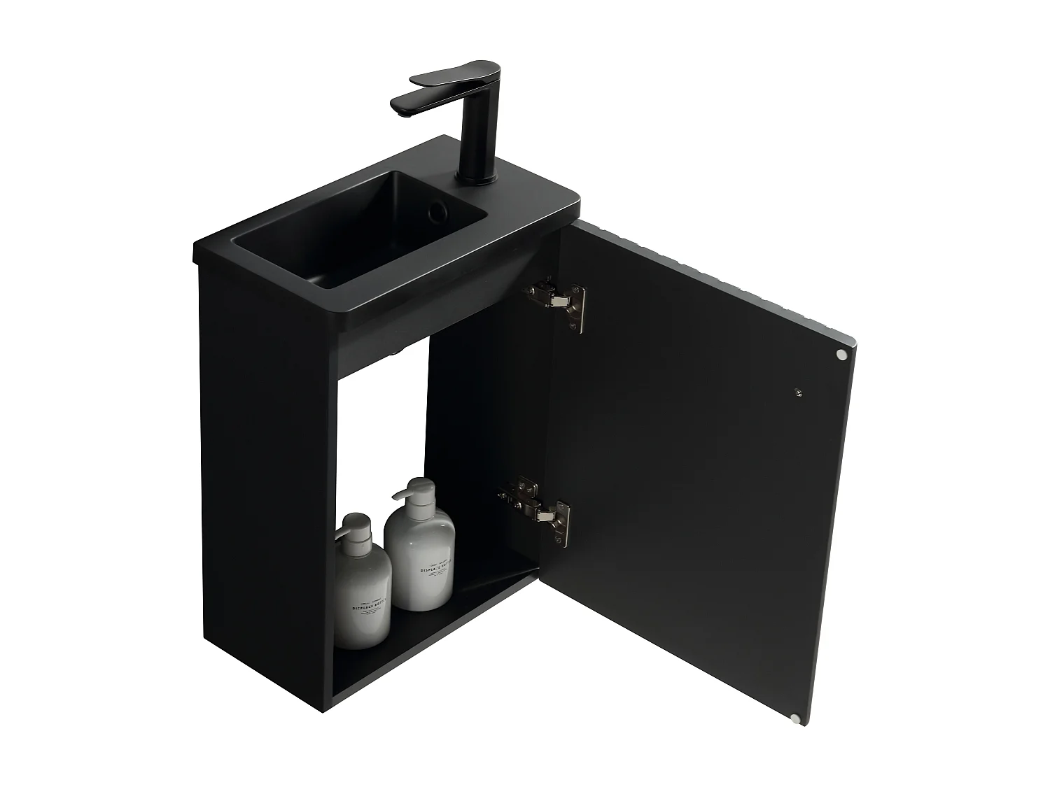 Meuble lave-main Aquanero noir 40 cm