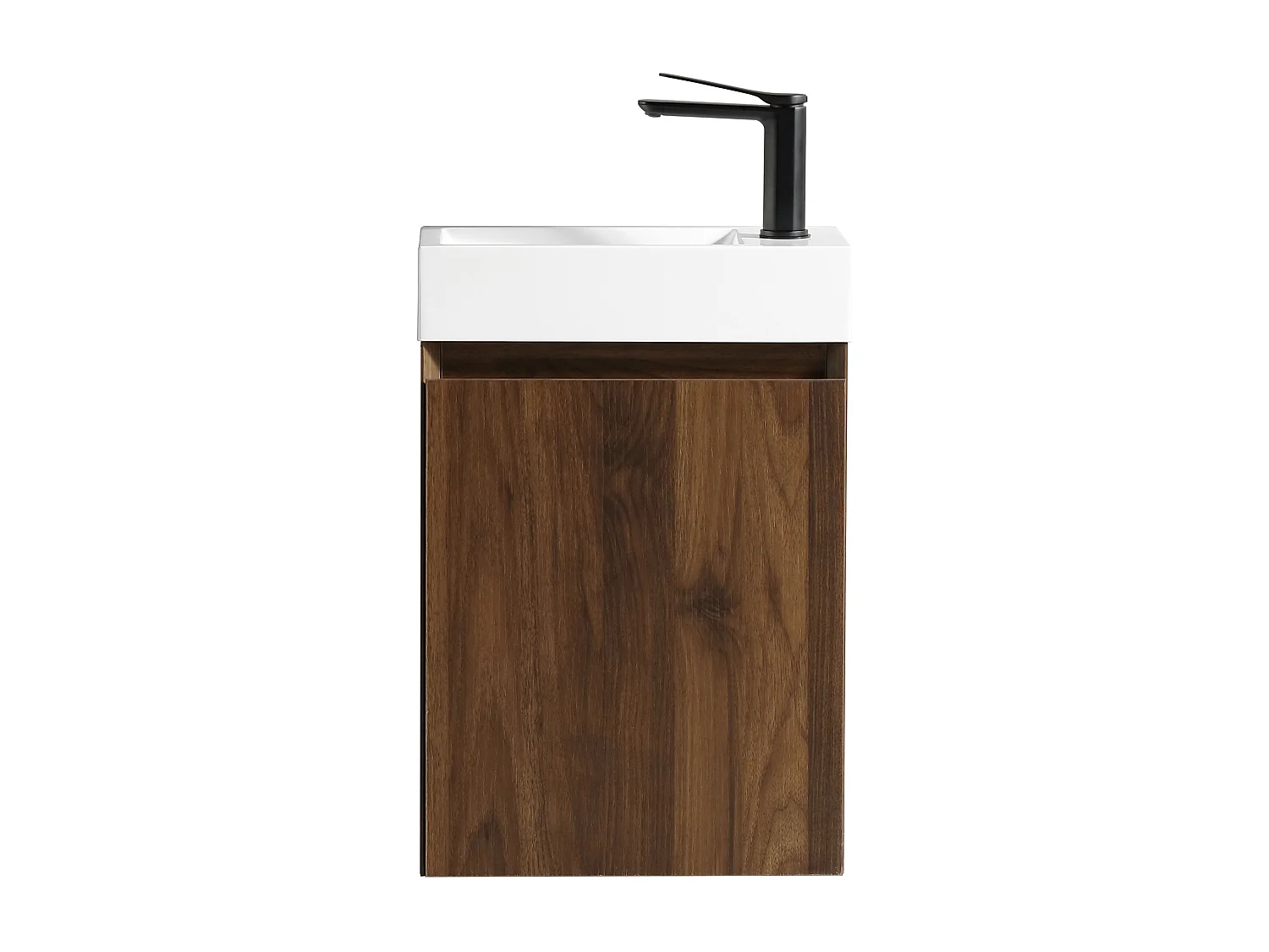 Lave-main salle de bain Aquastretto 40 cm chêne brun vieilli