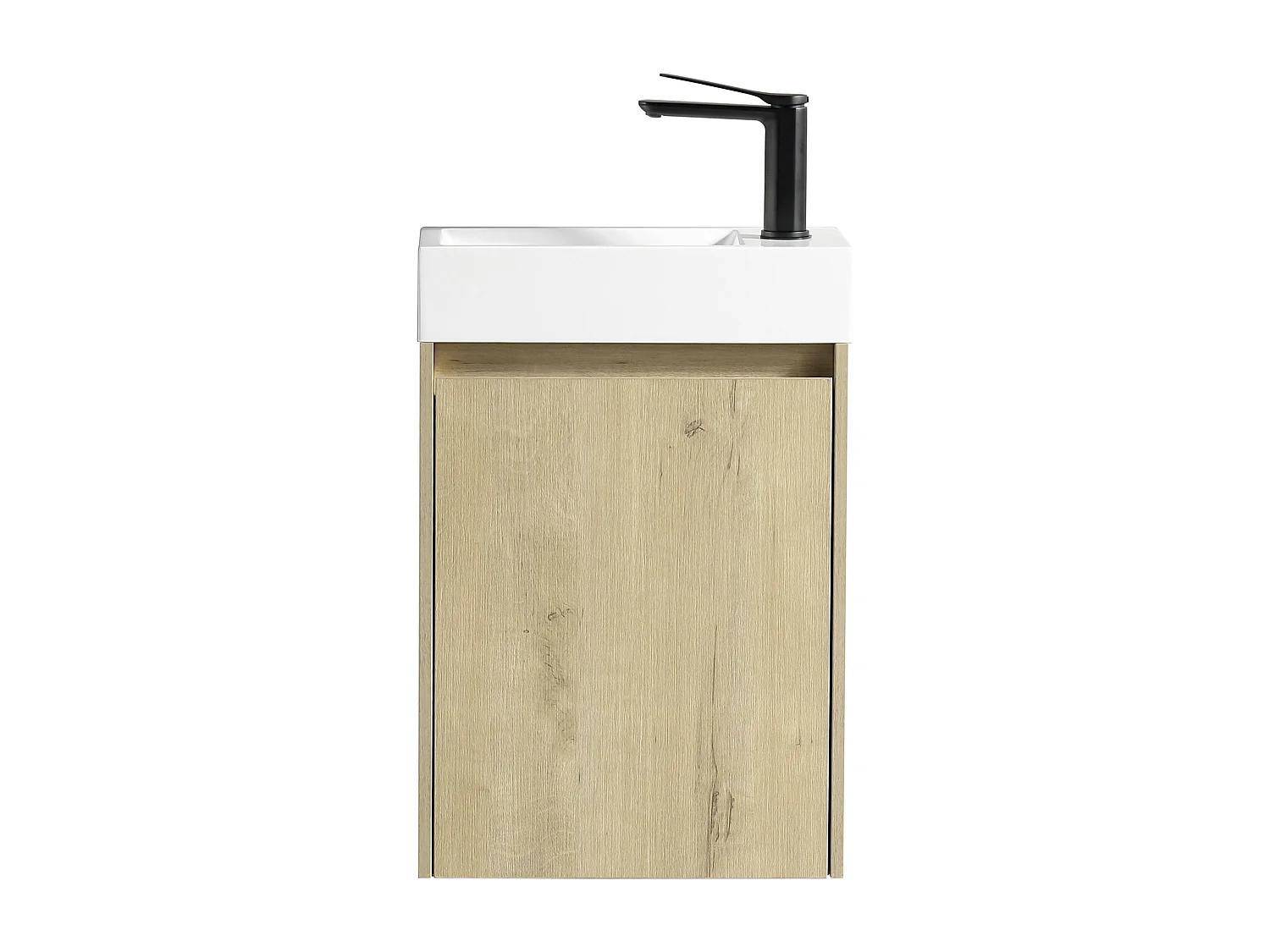 Lave main 40 cm chêne clair vieilli Aquastretto