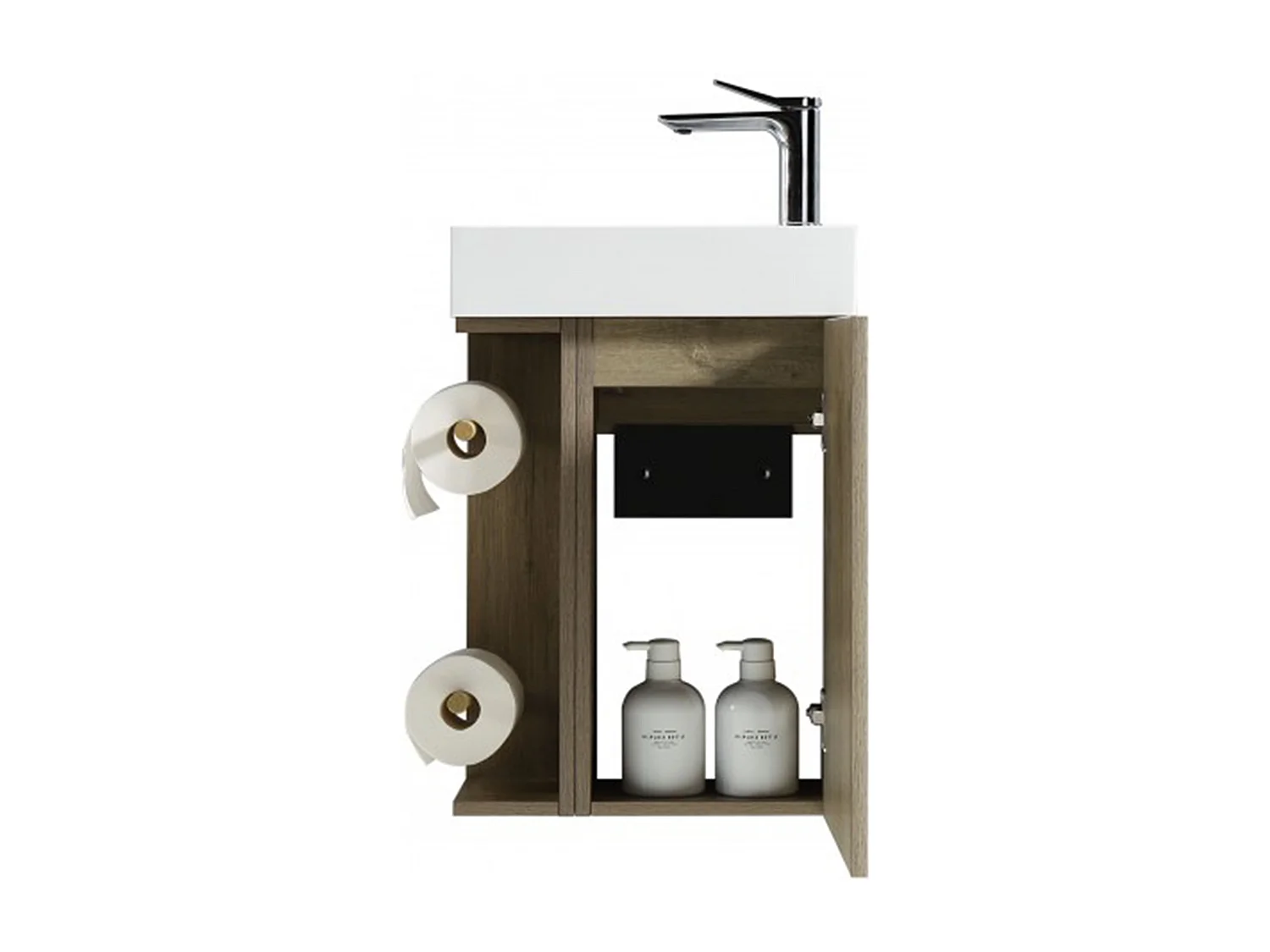 Lave main chêne brun 40 cm Aquaba