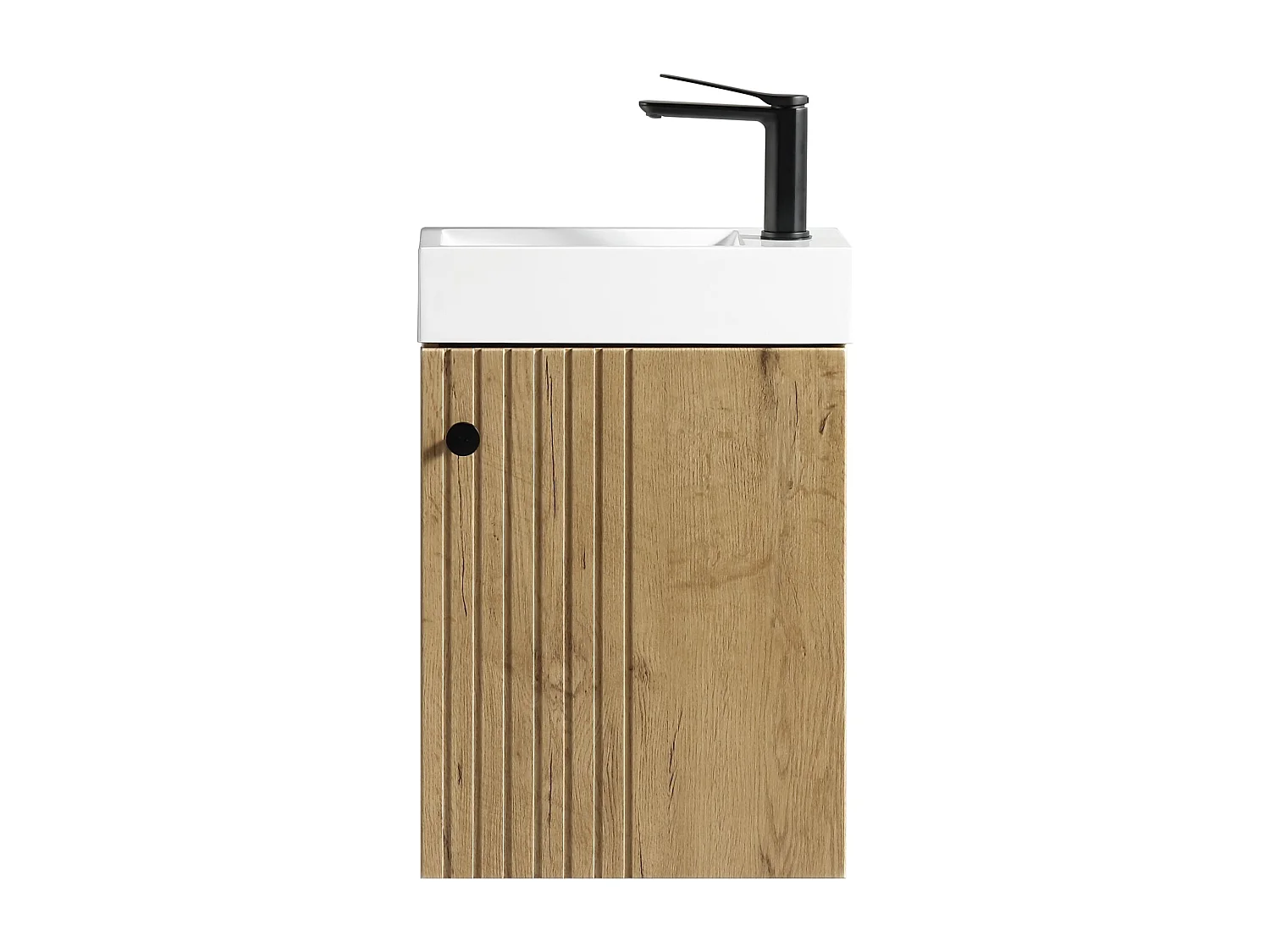 Lave main 40 cm effet chêne vieilli Aquapicolo