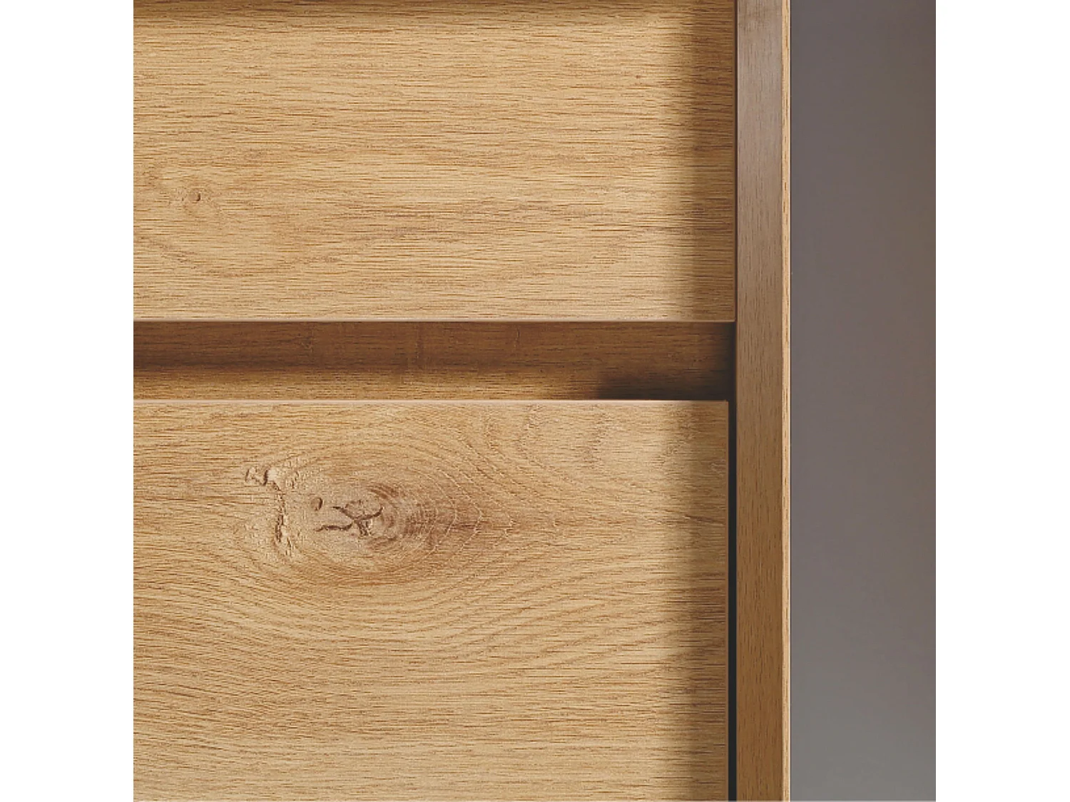 Meuble avec vasque 120 cm chevron aspect chêne Aquapunto