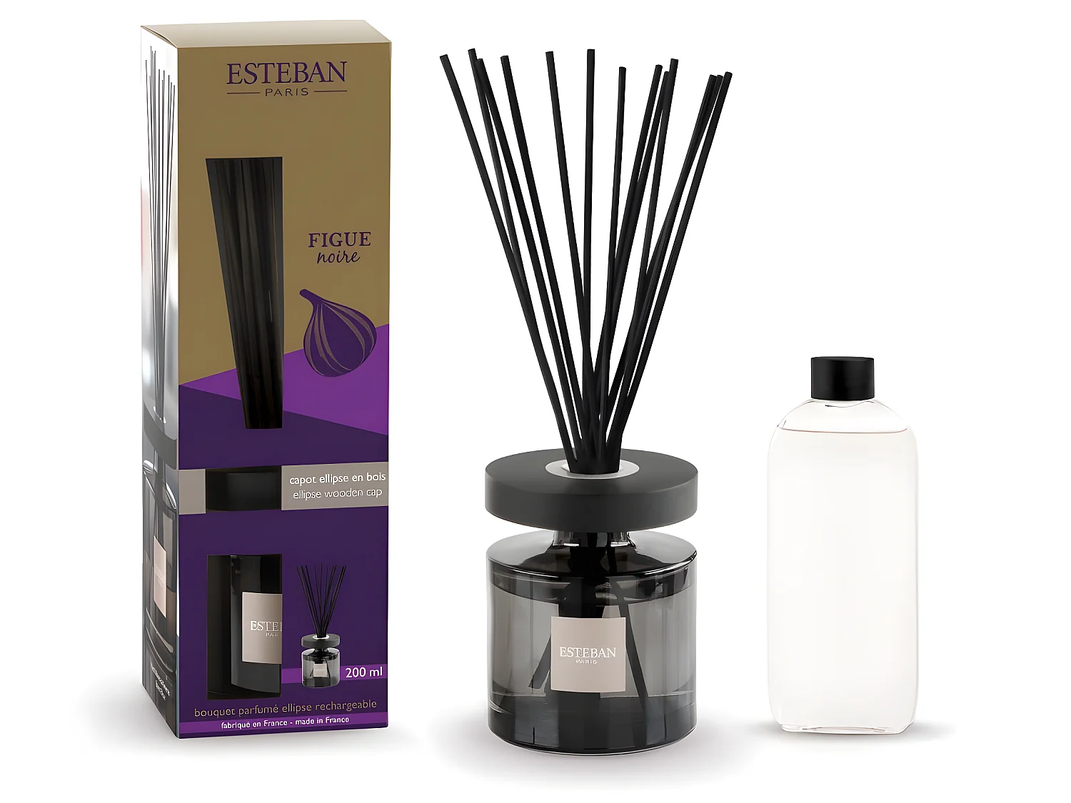 Bouquet parfumé Ellipse figue noire 200ml