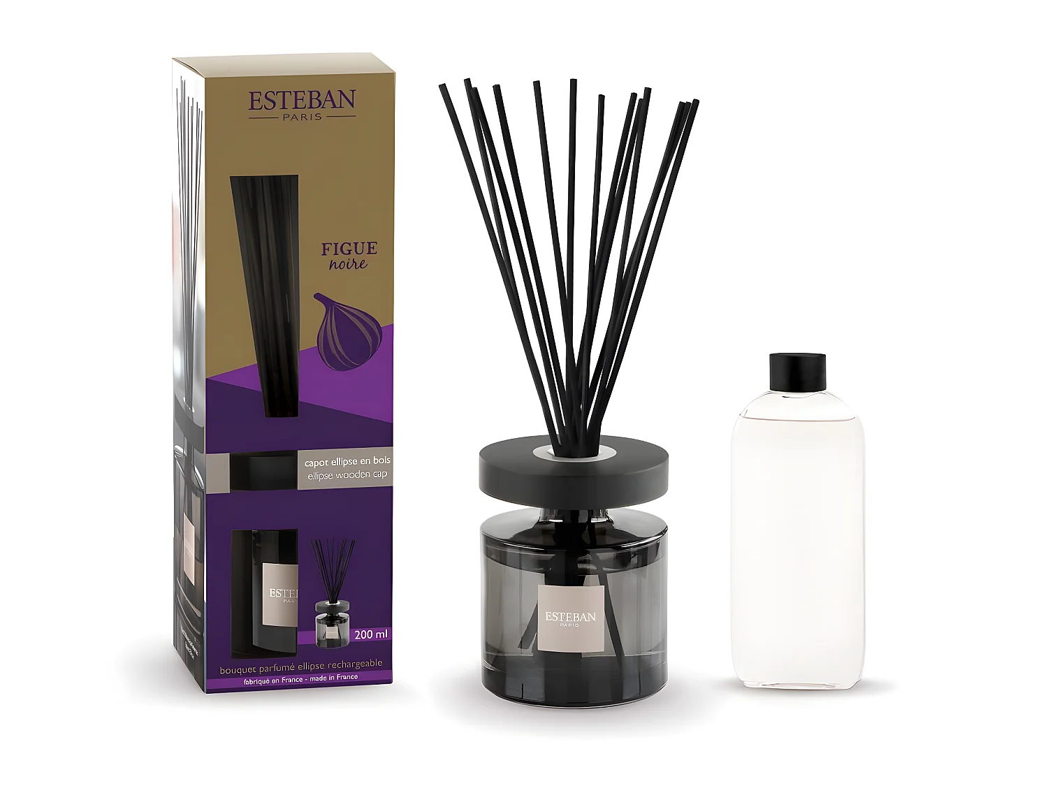 Bouquet parfumé Ellipse figue noire 200ml