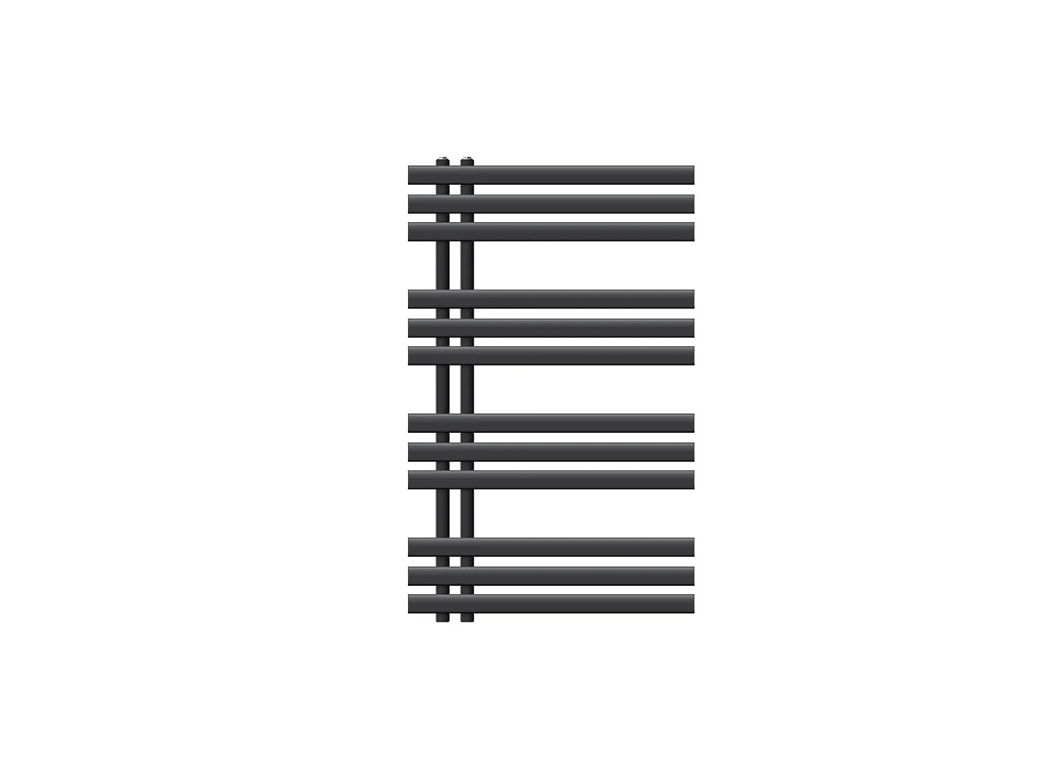 Ferro EM Radiatore Radiatore per asciugamani Radiatore per bagno Antracite 60x10