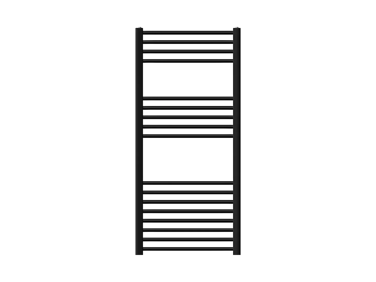 Radiatore bagno Radiatore Sahara attacco laterale scaldasalviette nero 60x120cm