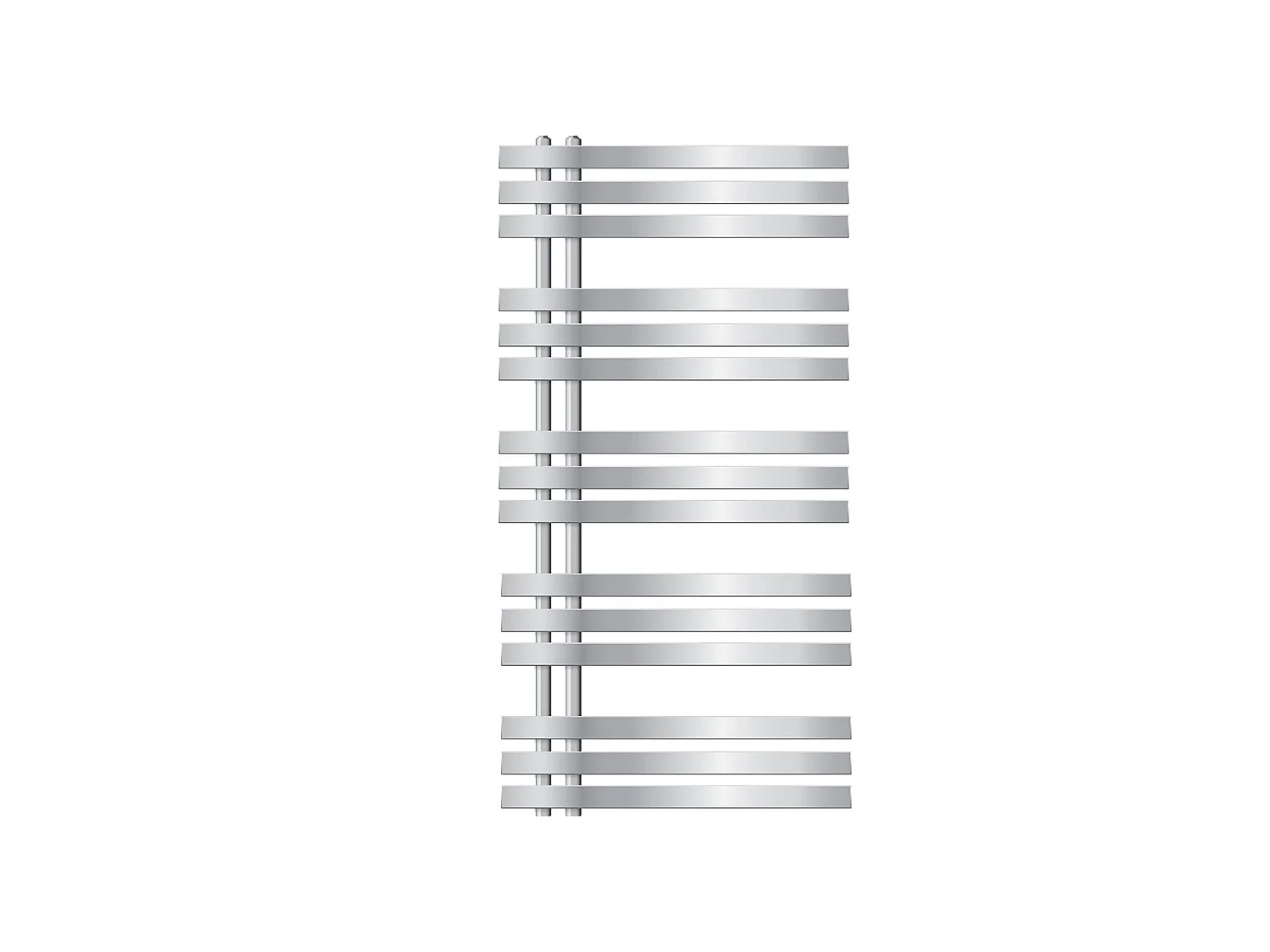 Ferro EM Radiatore Radiatore per asciugamani Radiatore per bagno cromato 60x120c