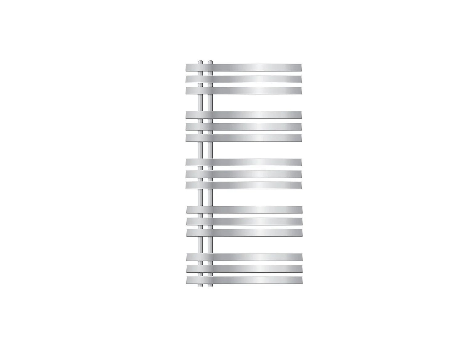 Iron EM Radiator Radiateur sèche-serviettes Radiateur de salle de bain chromé 60x120 cm