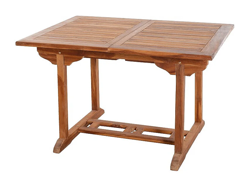 MAEVA - Ensemble de jardin en bois teck huilé 6 pers table + 6 chaises
