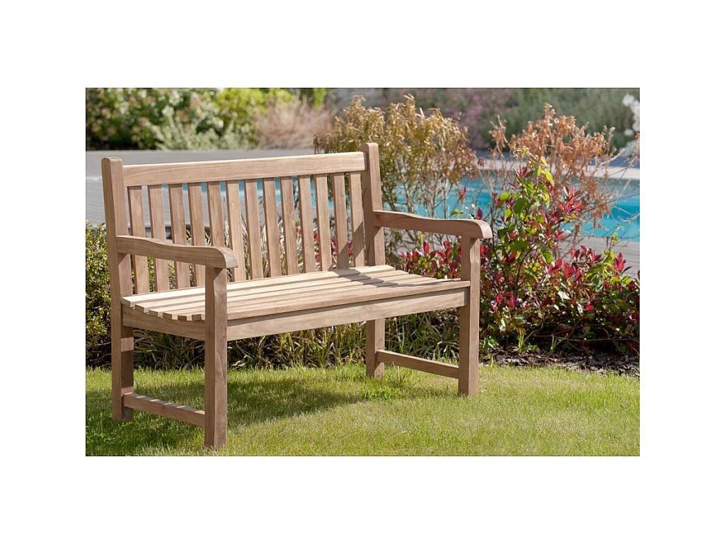 FUN - Banc de jardin Java en bois Teck