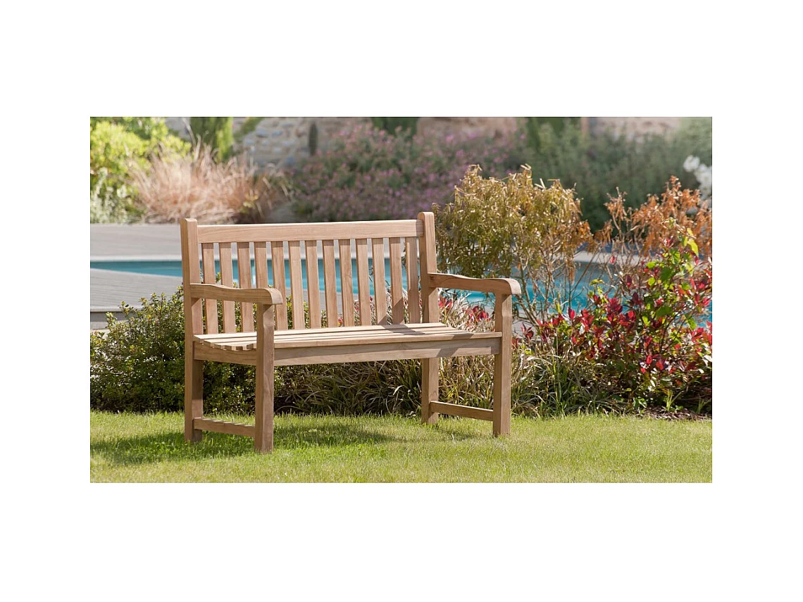 FUN - Banc de jardin Java en bois Teck