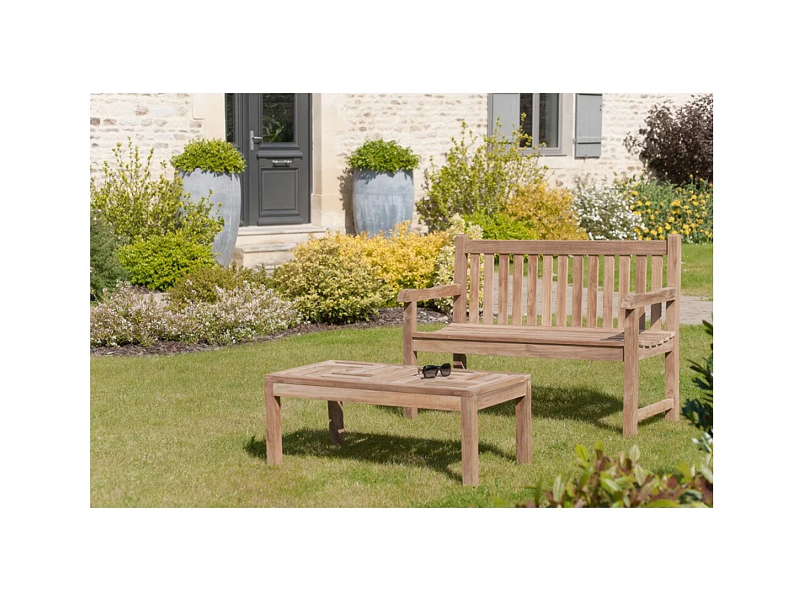 FUN - Banc de jardin Java en bois Teck