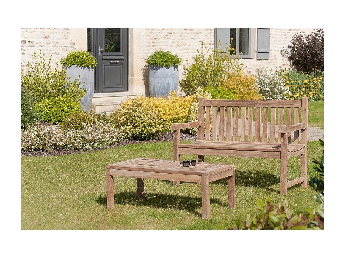 FUN - Banc de jardin Java en bois Teck