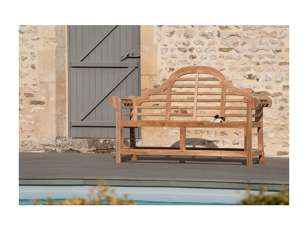 FUN - Banc de jardin Sumatra en bois Teck