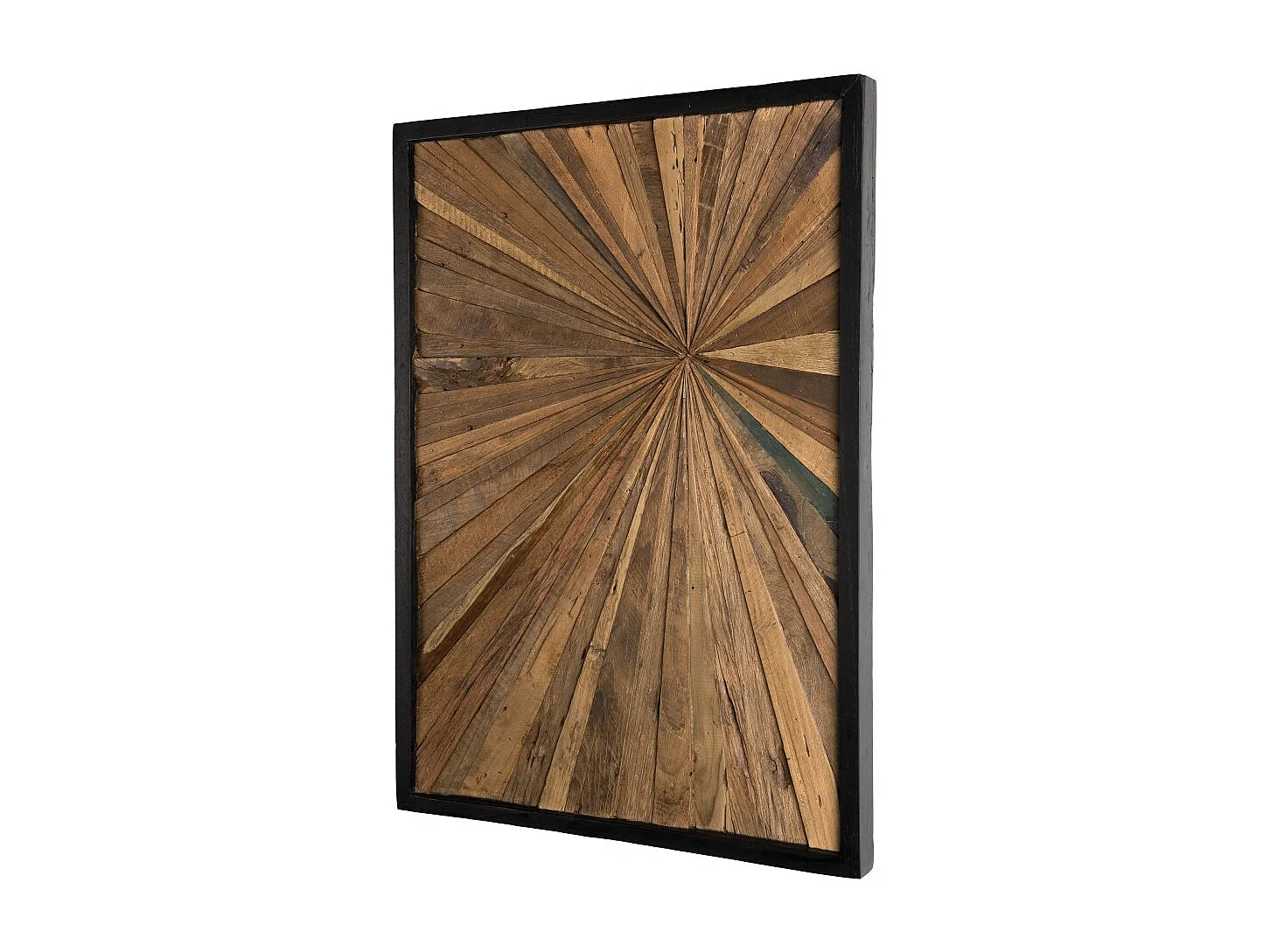 SAM - Décoration murale bois rectangulaire Teck recyclé nature