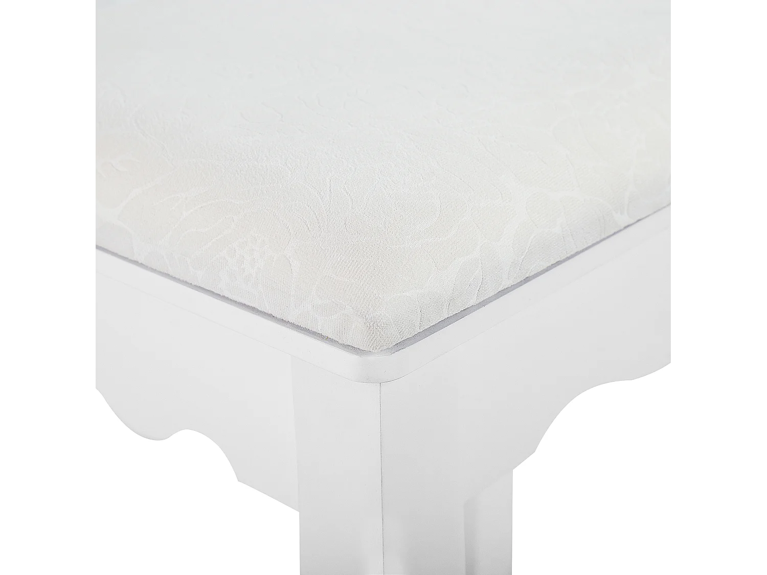 Kaptafel met krukje wit DIVA