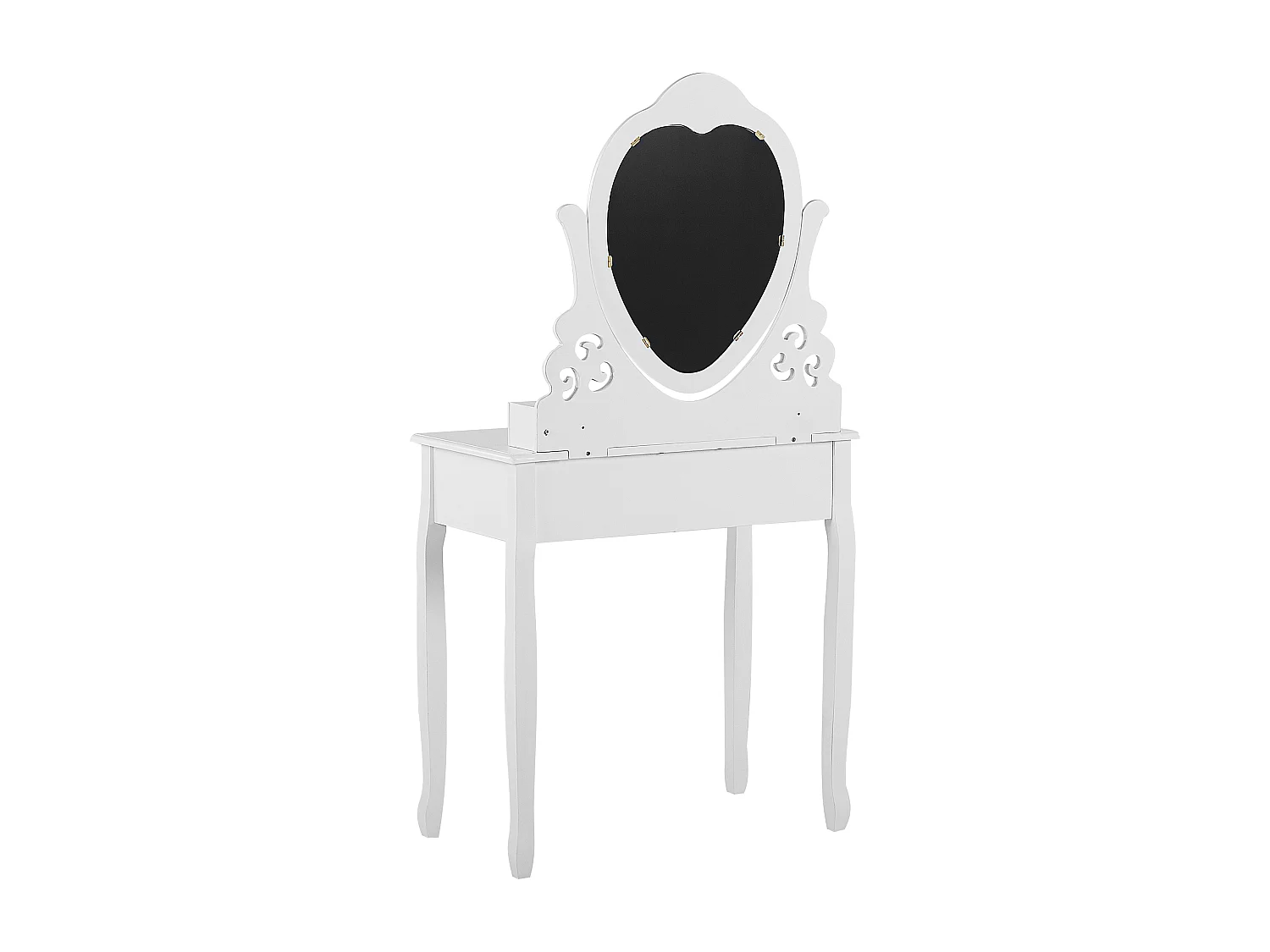 Kaptafel met krukje wit DIVA