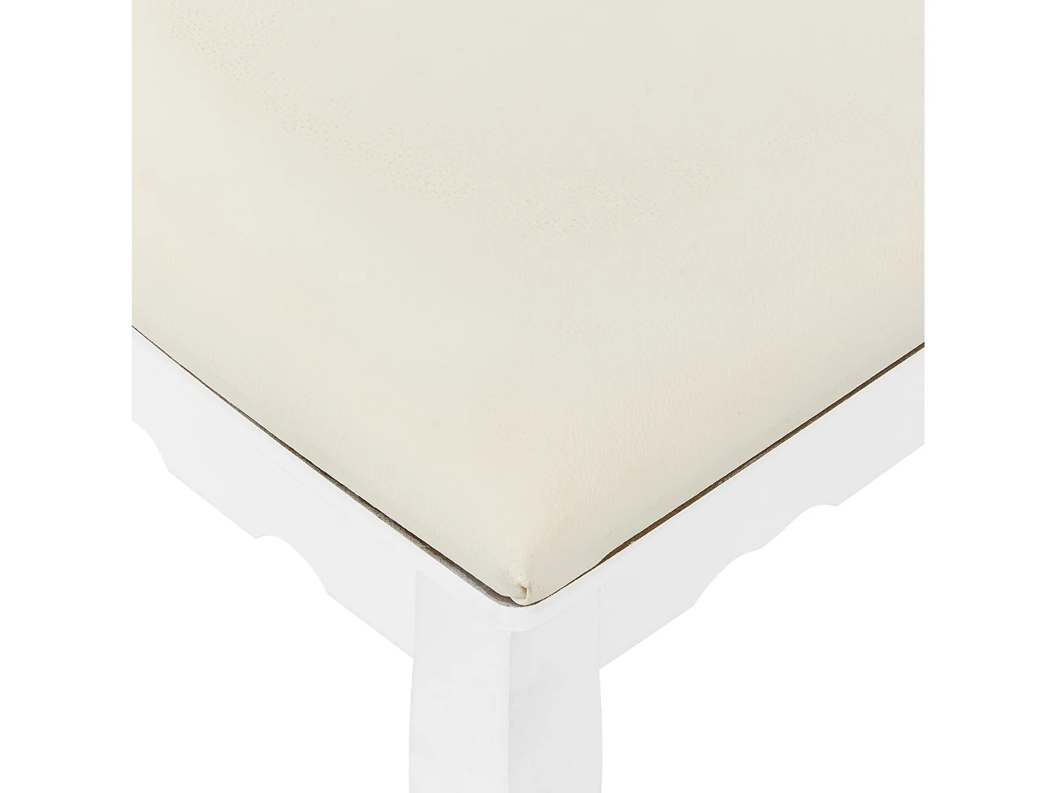 Dressing Table with Mirror and Stool GALAXIE White