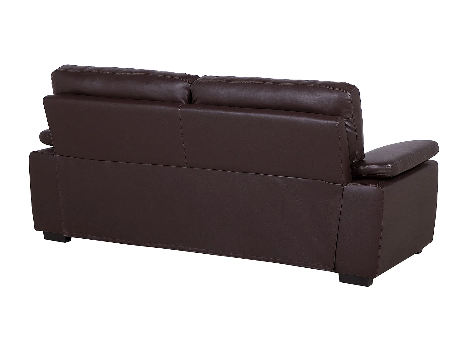 Ensemble de salon 5 places VOGAR Cuir PU Marron foncé