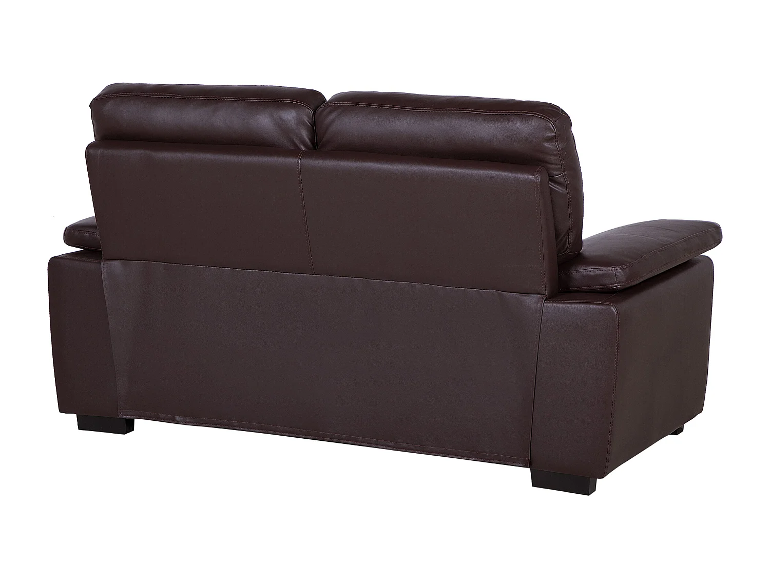 Ensemble de salon 5 places VOGAR Cuir PU Marron foncé