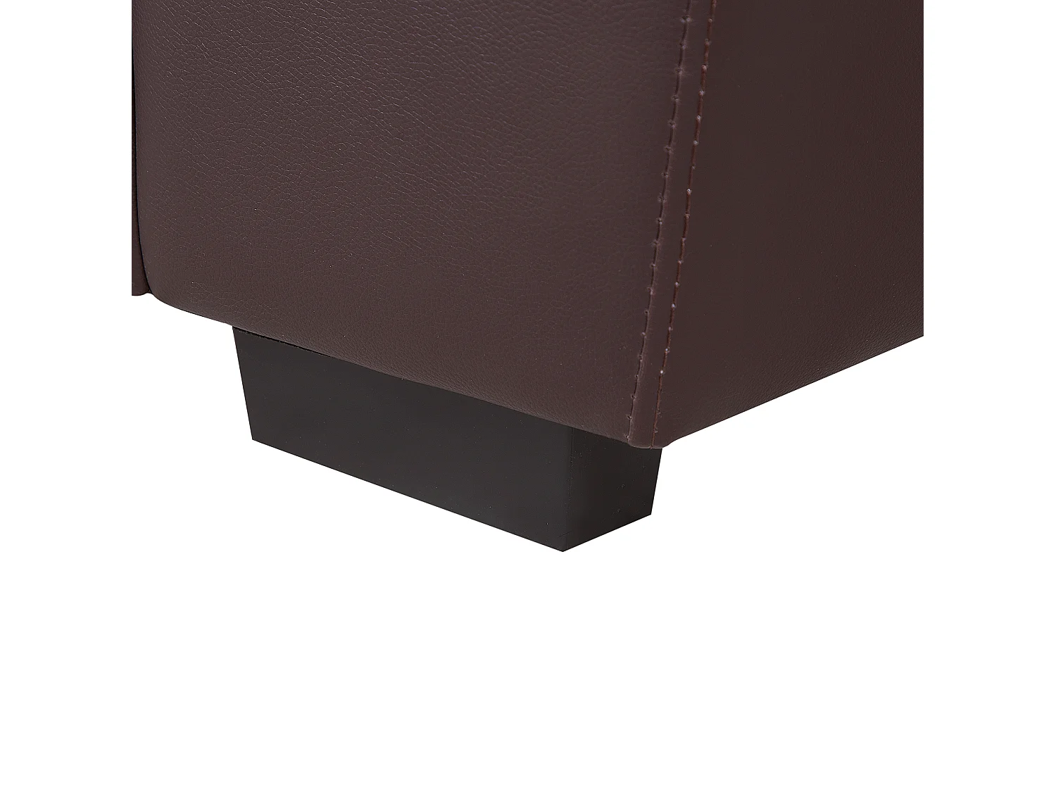 Ensemble de salon 5 places VOGAR Cuir PU Marron foncé