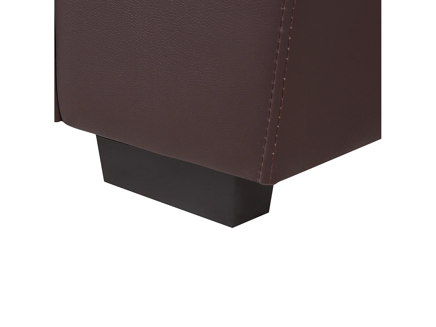 Ensemble de salon 5 places VOGAR Cuir PU Marron foncé