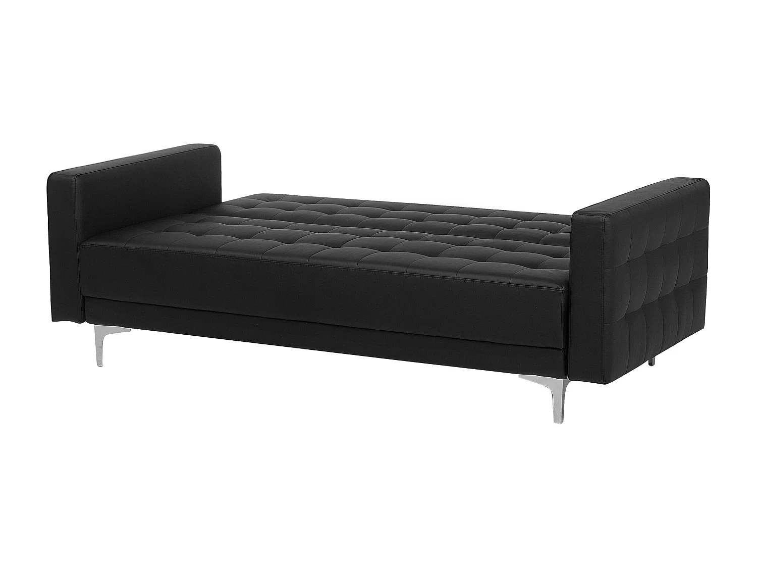 Ensemble de salon 5 places ABERDEEN Cuir PU Noir