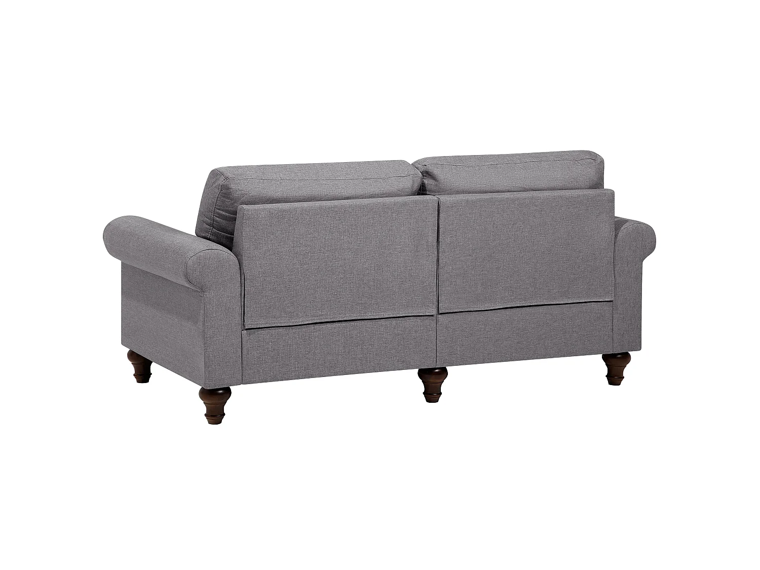 Ensemble de canapés 2 + 3 places en tissu gris clair OTRA II