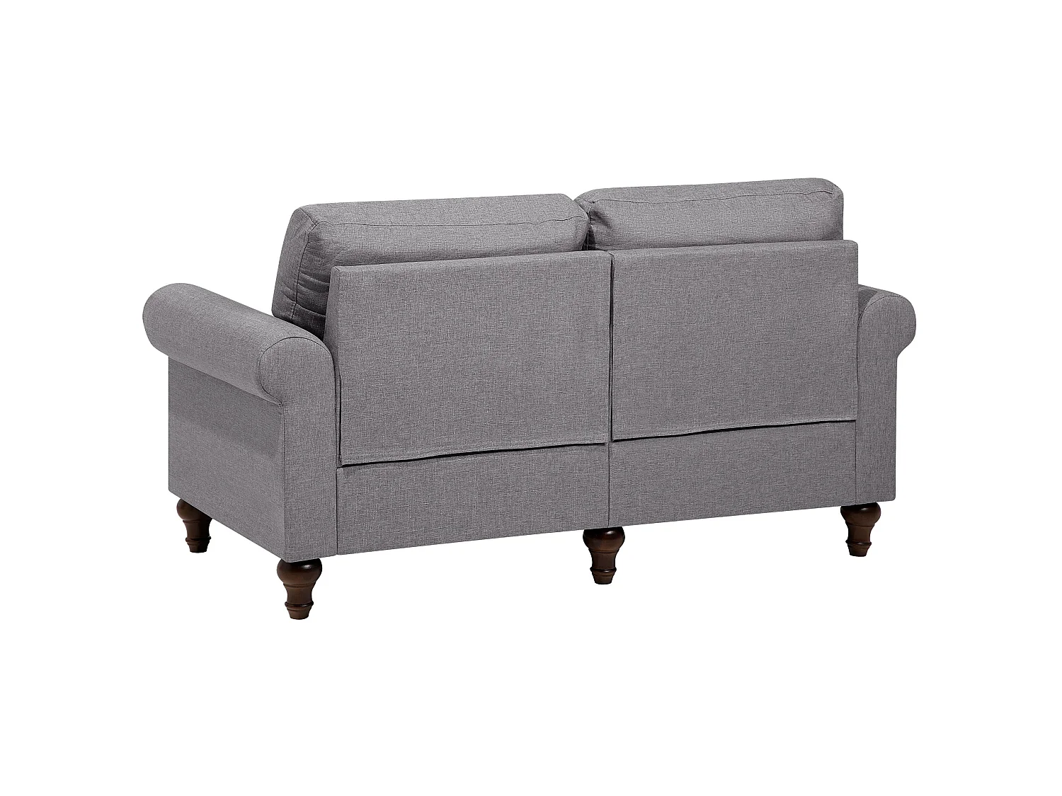 Ensemble de canapés 2 + 3 places en tissu gris clair OTRA II