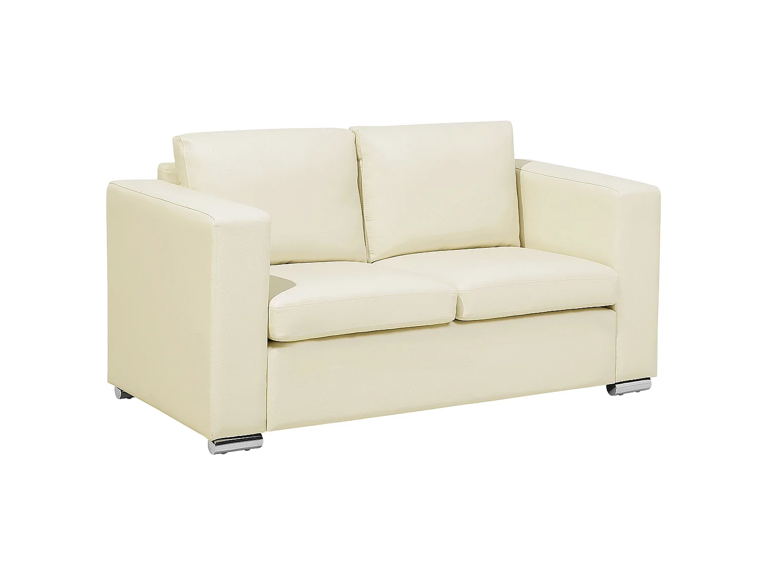 Ensemble de salon 6 places HELSINKI Cuir Beige clair