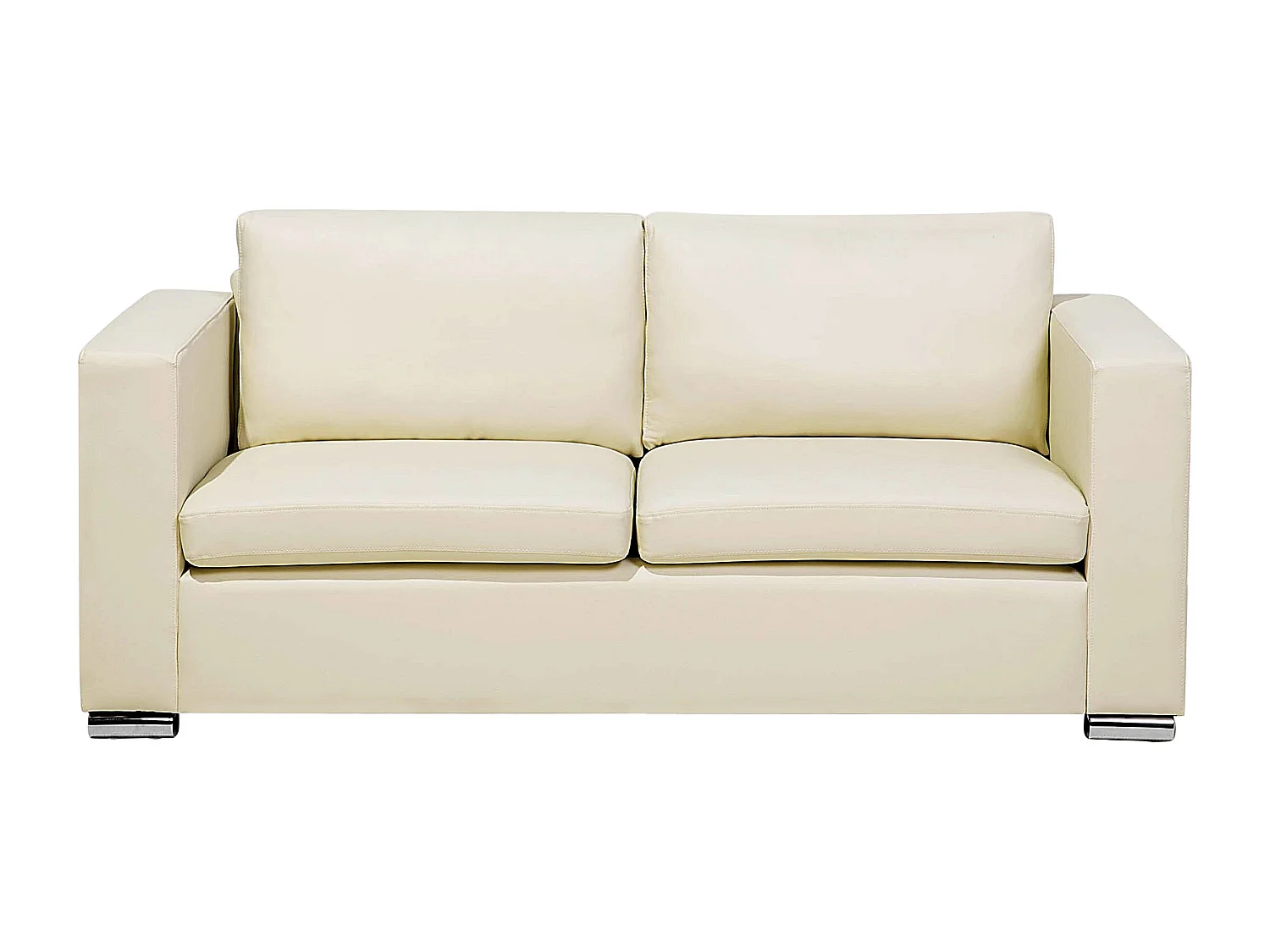 Ensemble de salon HELSINKI Cuir Beige clair 6 places