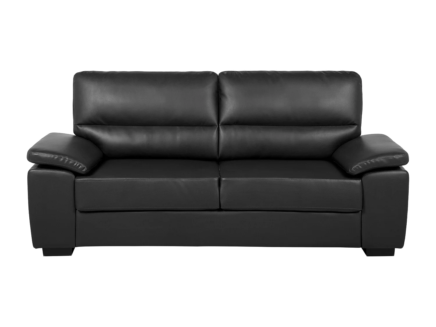 Ensemble de salon 5 places VOGAR Cuir PU Noir