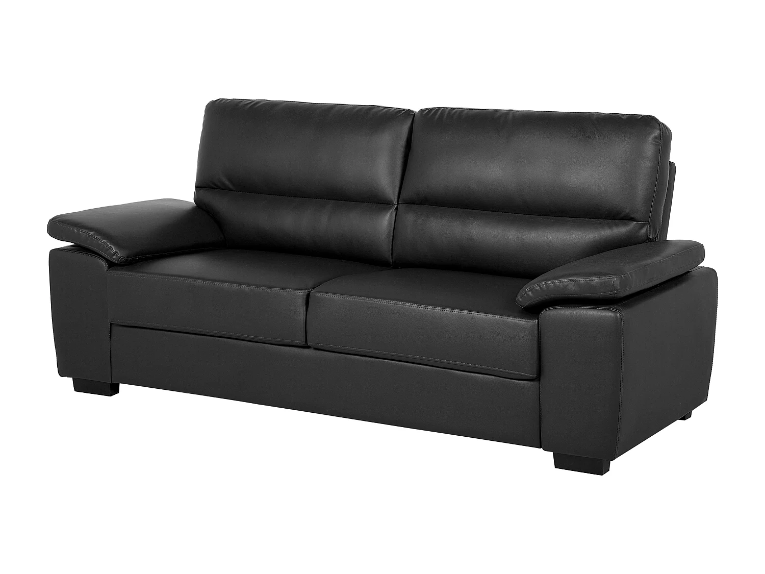 Ensemble de salon 5 places VOGAR Cuir PU Noir