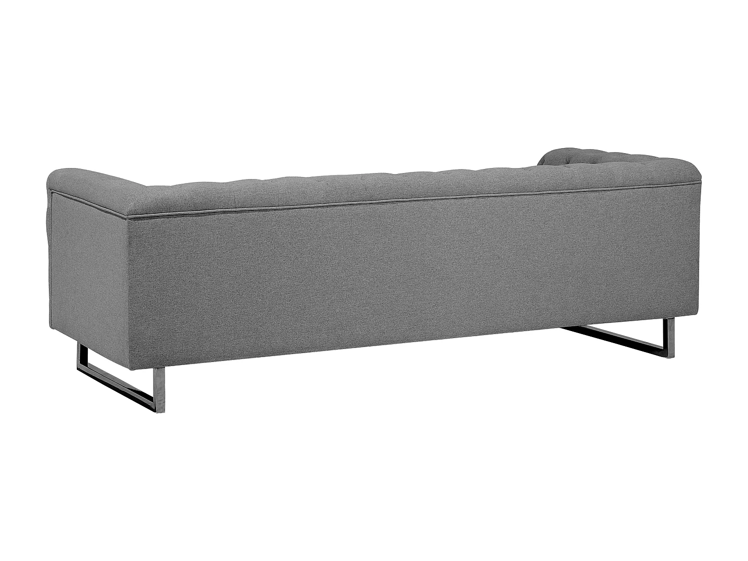 Ensemble de salon 5 places VISSLAND Tissu Gris clair