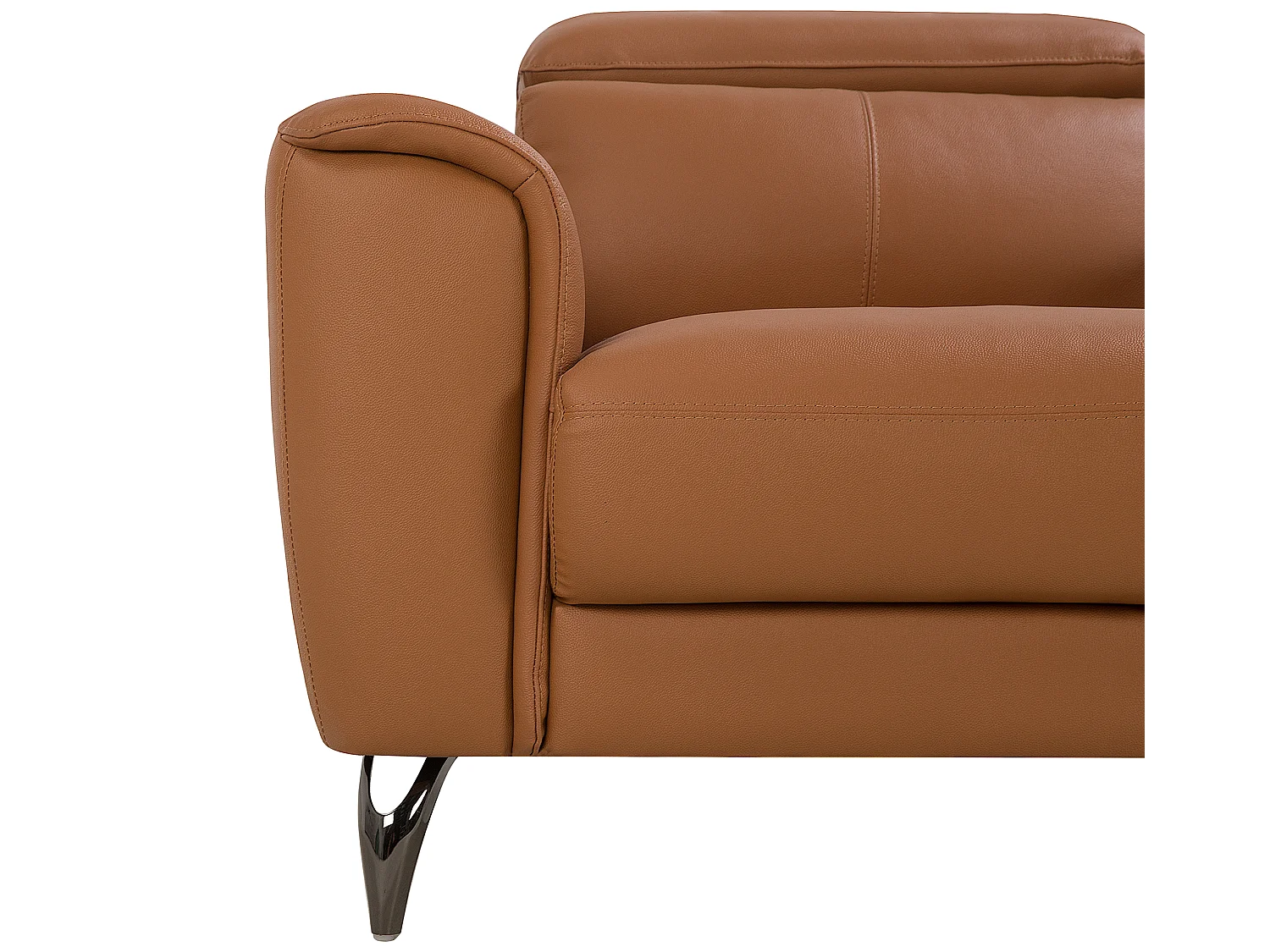 Ensemble de salon 4 places NARWIK Cuir Marron