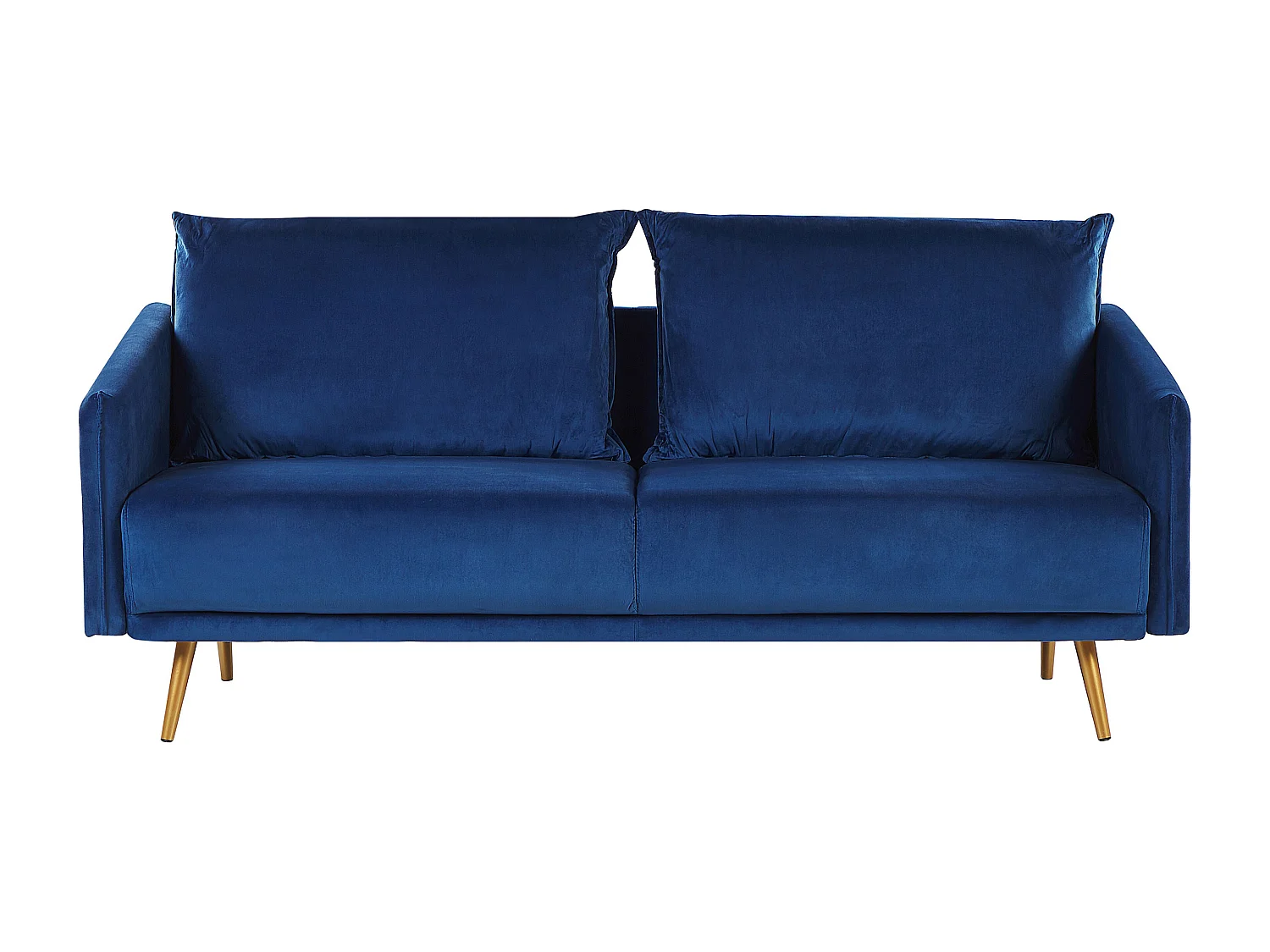 Bankenset MAURA Fluweel Marineblauw 5-zitter