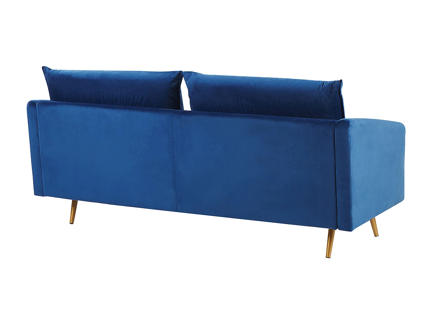 Bankenset MAURA Fluweel Marineblauw 5-zitter