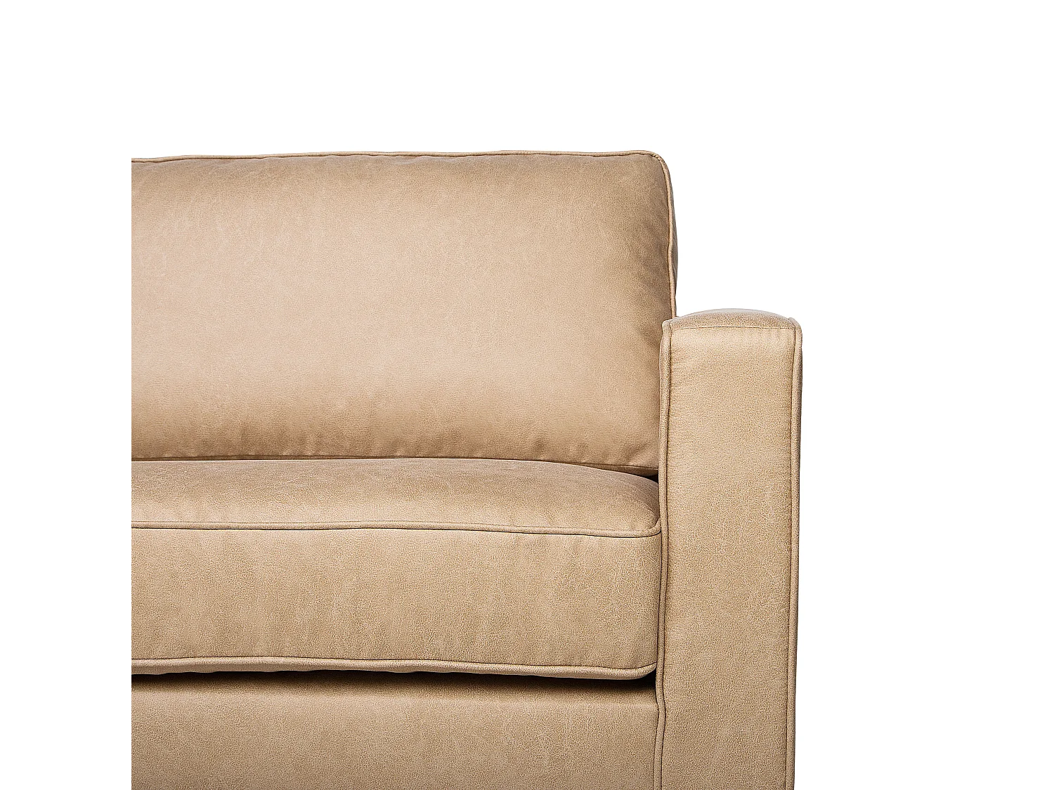 Ensemble de salon 4 places SAVALEN Cuir PU Beige