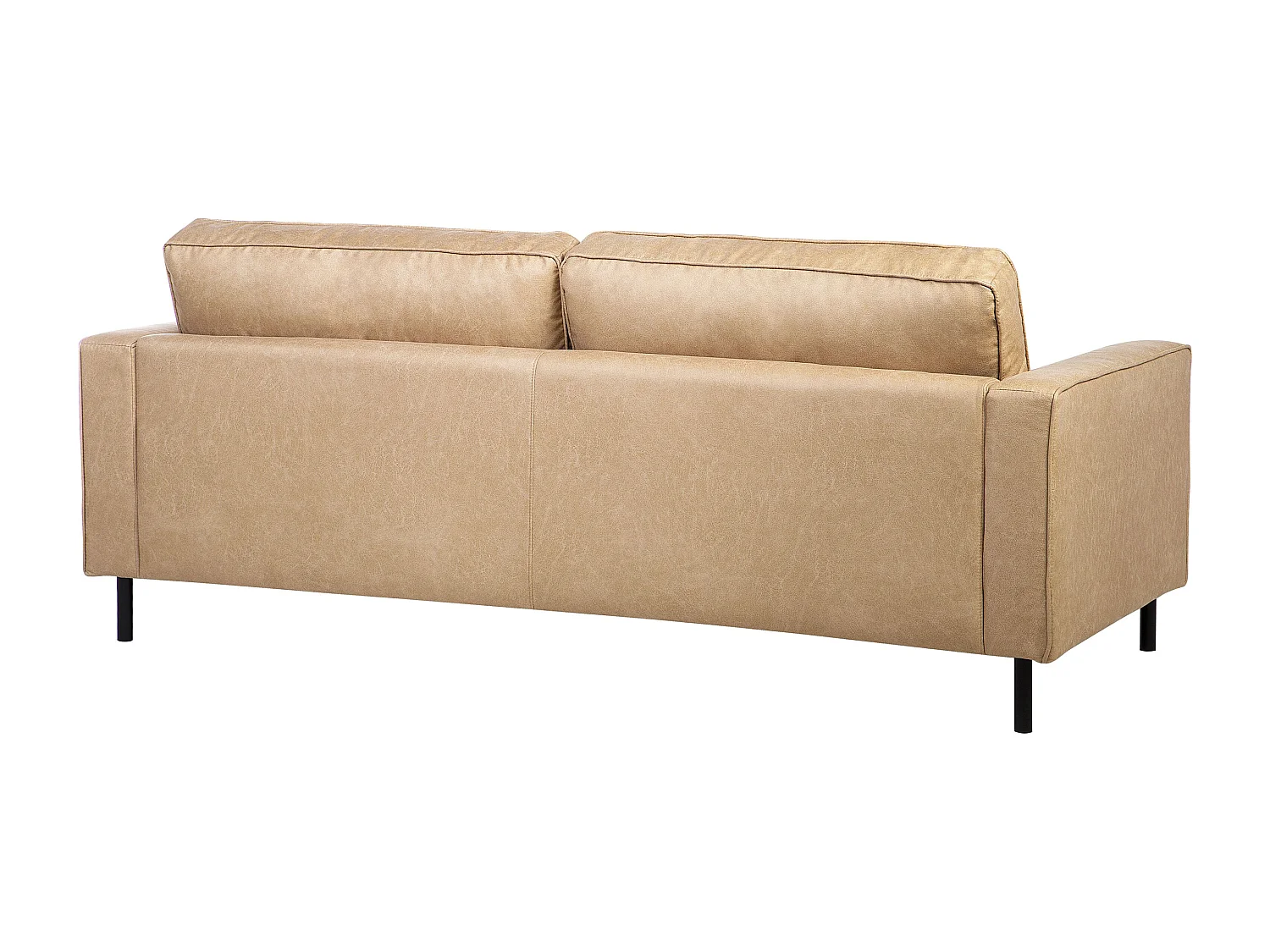 Ensemble de salon SAVALEN Cuir PU Beige 4 places