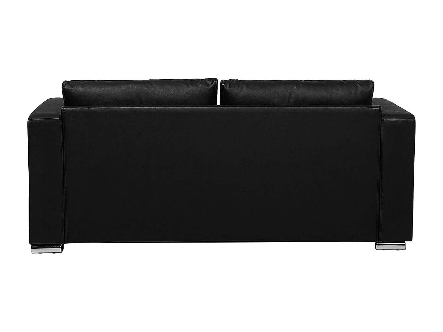 Sofa Set aus Leder in Schwarz 6-Sitzer Sitzgruppe HELSINKI
