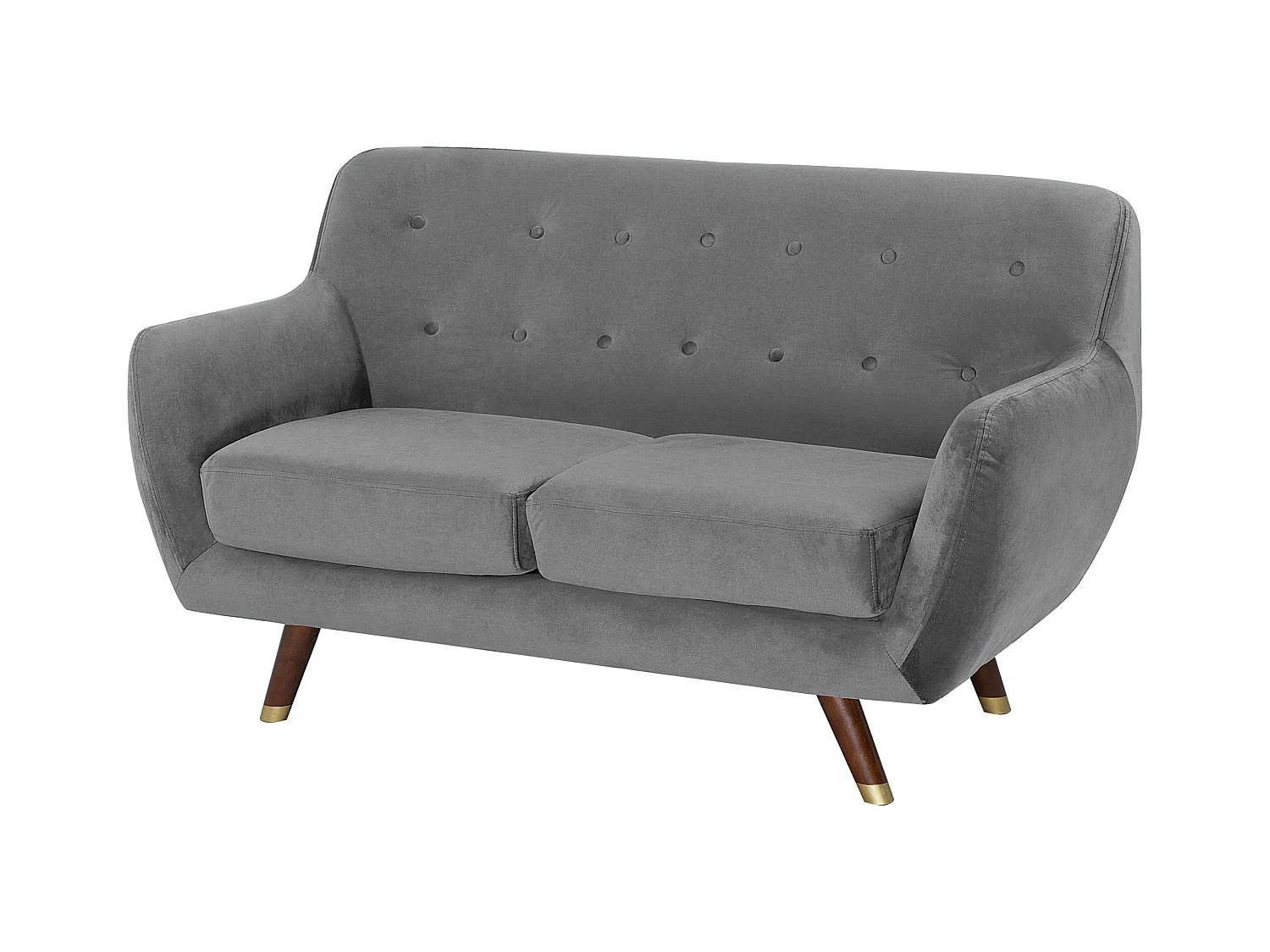 Set da salotto BODO Velluto Grigio 6 posti