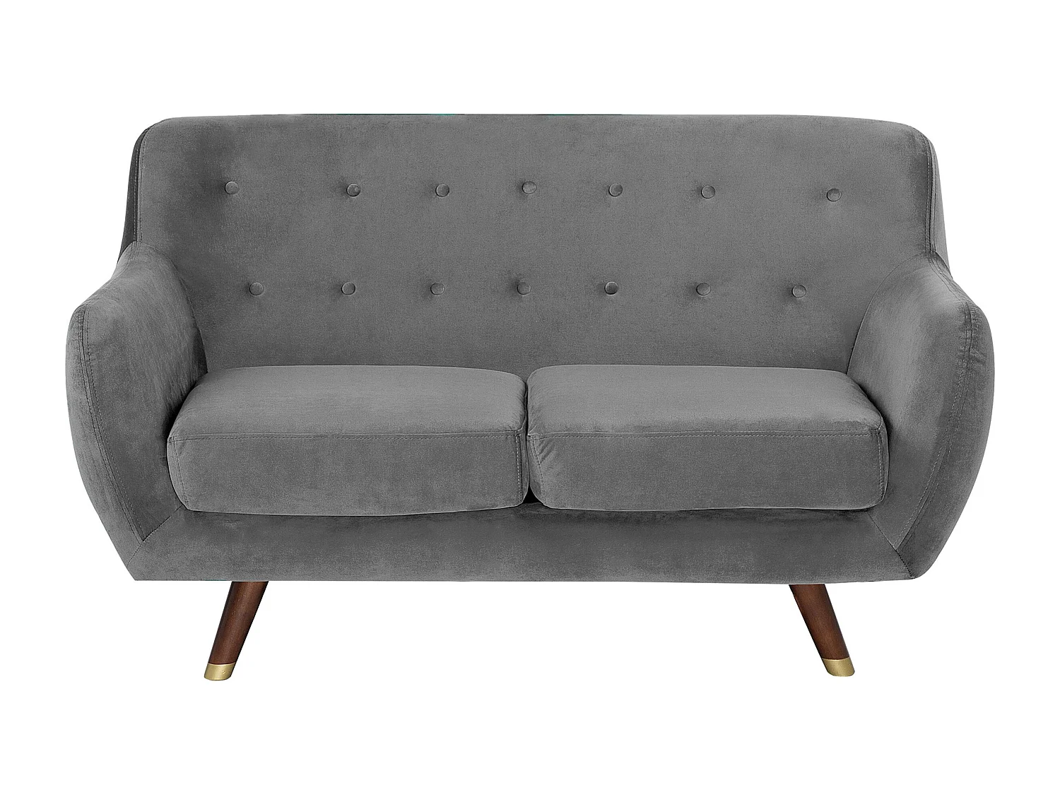 Ensemble de salon BODO Velours Gris 6 places