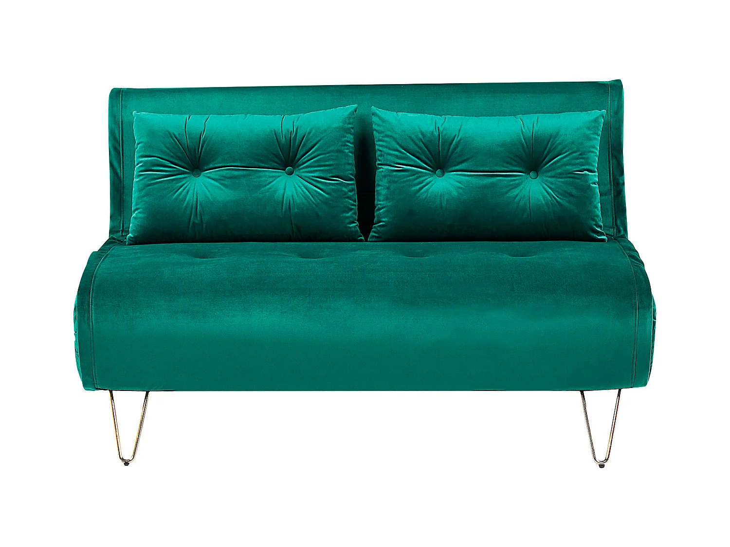 Ensemble de salon 3 places VESTFOLD Velours Vert foncé