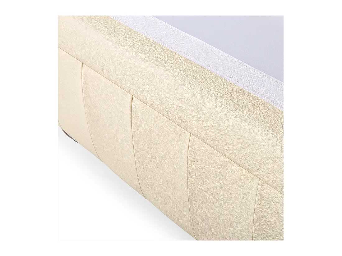 Ensemble de salon 4 places CHESTERFIELD Cuir Beige clair