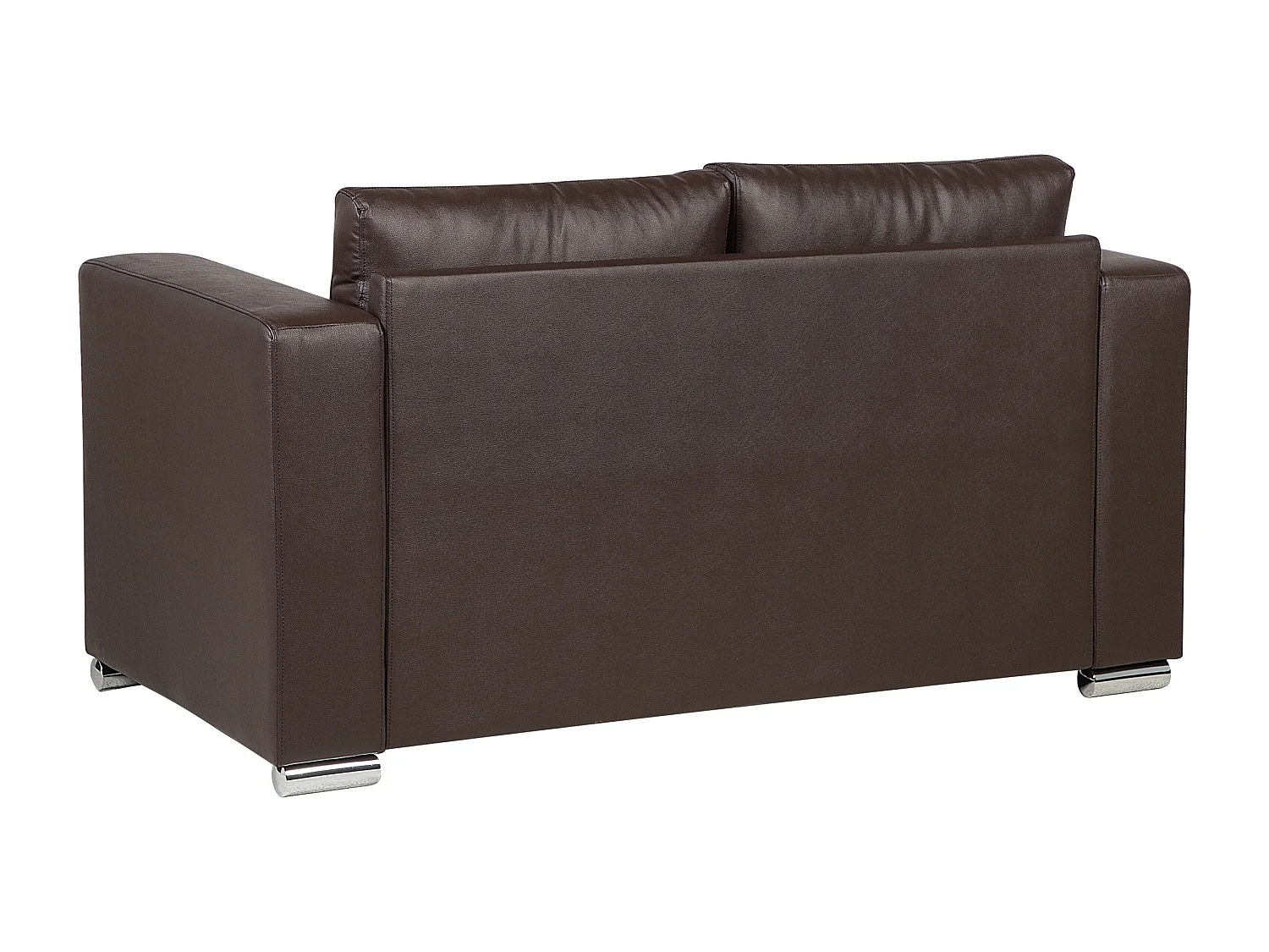 Ensemble de salon 6 places HELSINKI Cuir Marron foncé