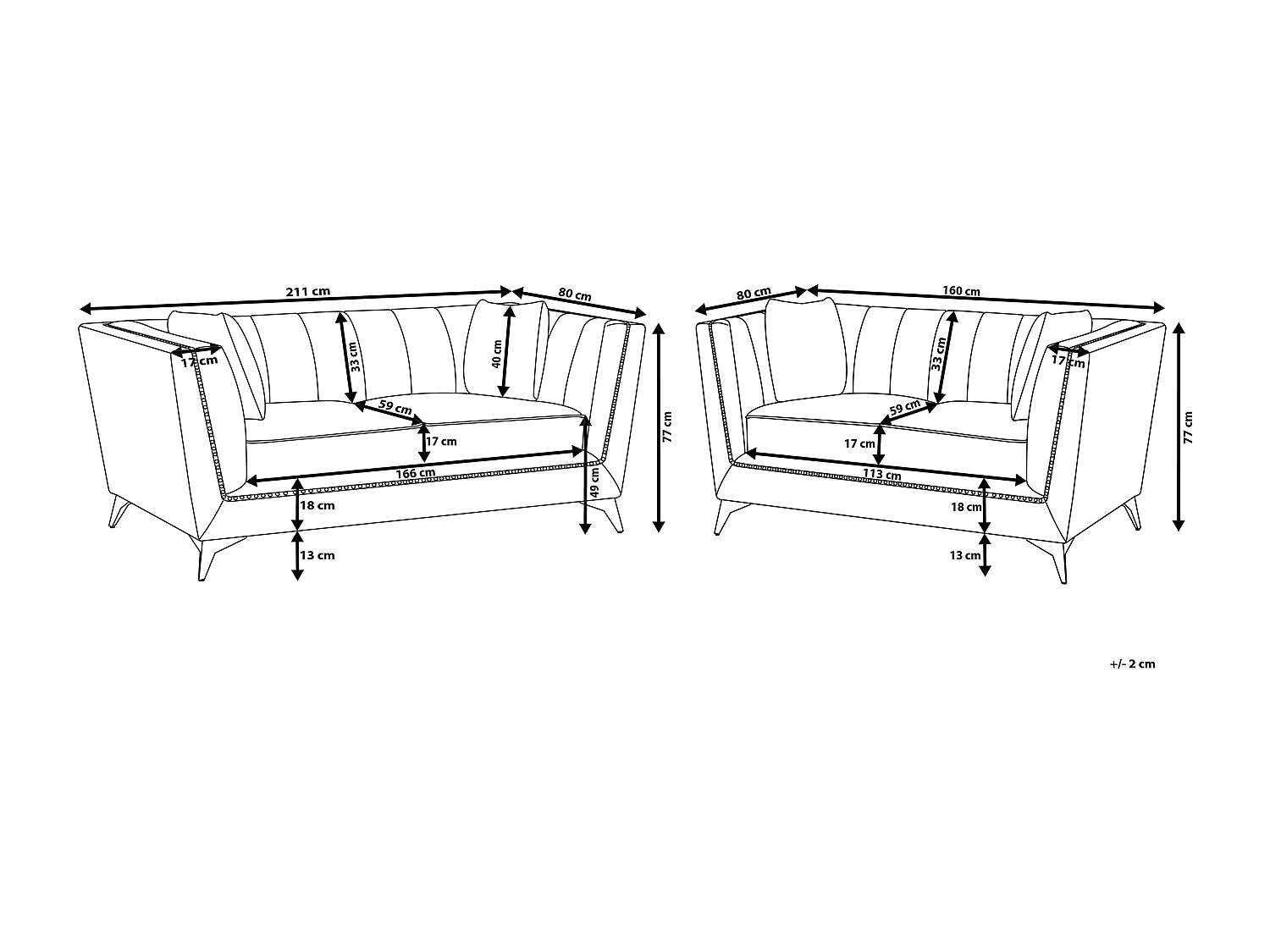 Conjunto de sala de estar GAULA Terciopelo Verde azulado 5 plazas