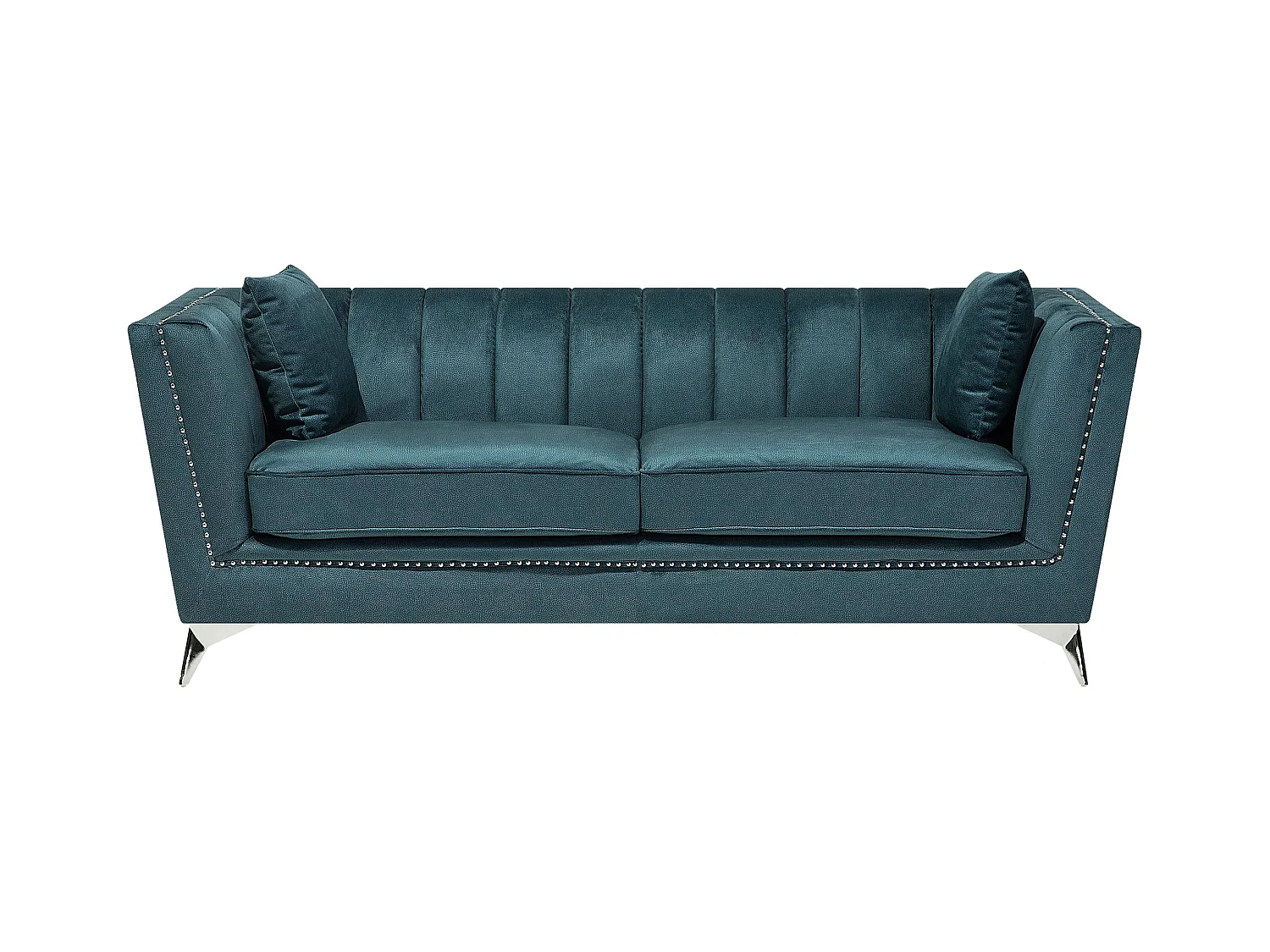 Komplet wypoczynkowy GAULA Welur Lazurowy dla 5 osób